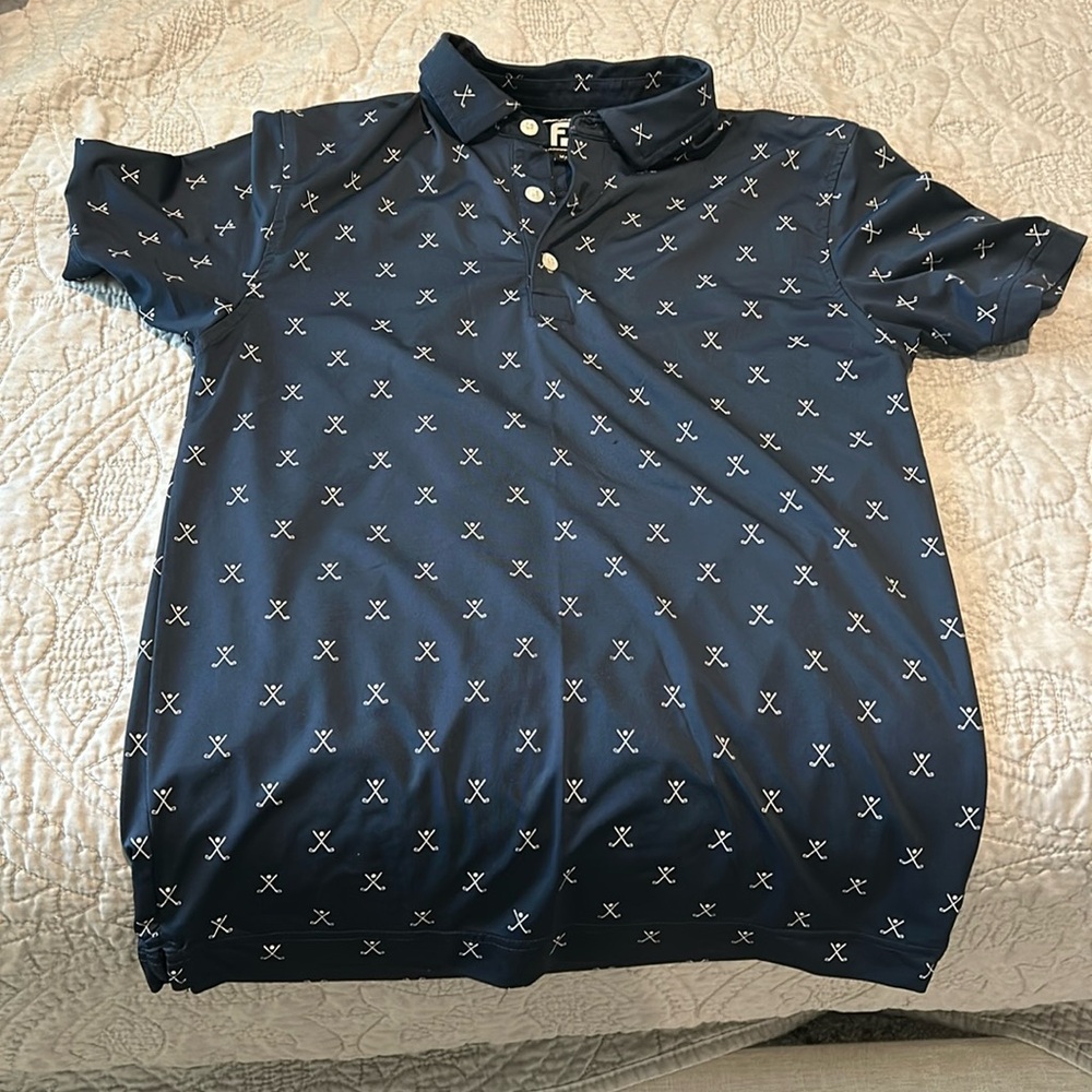 Footjoy golf polo. Boys medium